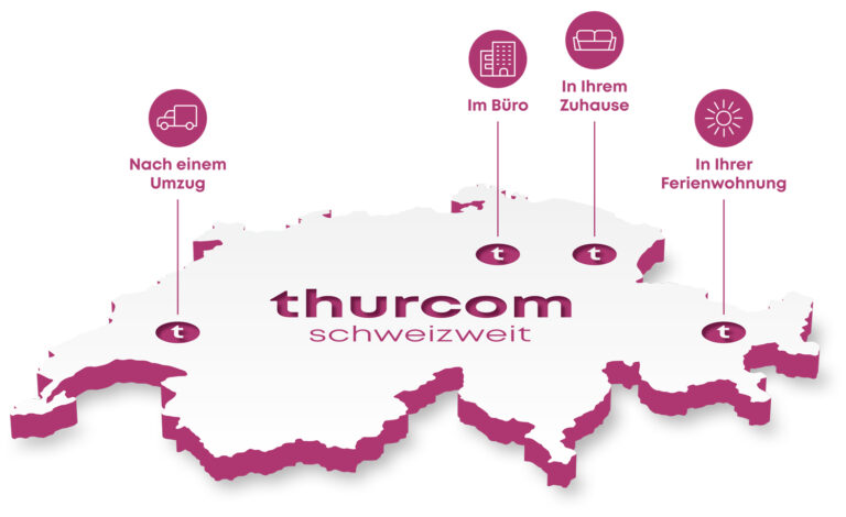Thurcom gibt’s in der ganzen Schweiz